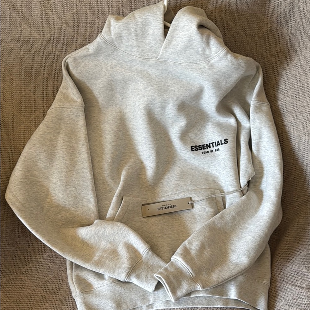 Fear of God Essentials Gray Hoodie